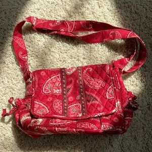 Vera Bradley Mesa Red Messenger Bag
